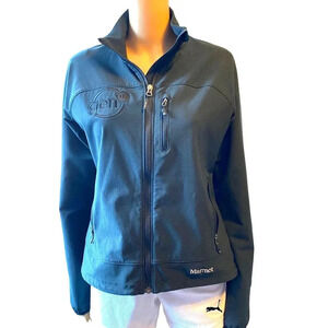Marmot Full zip Black Fall Spring Cozy jacket women size S/P Pocket